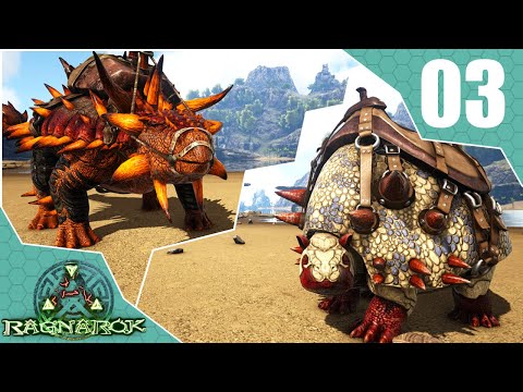 VIGTIGE DINOER & STARTEN PÅ BASEN! - ARK Ragnarok