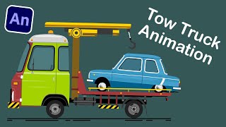 TRUCK animation in Adobe Animate CC (Download Project for FREE)