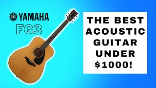 Video thumbnail for The BEST Acoustic Guitar for $839.99! - Yamaha FG3 Review by Aaron Short Music