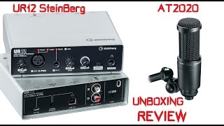 Video thumbnail for Unboxing & Review Steinberg UR12 (Yamaha) and Audio Technica AT2020 ! by UmrenTV