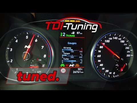 0-100 TDI Tuning Acceleration | 2018 Hyundai i30N Performance w/101 Octane