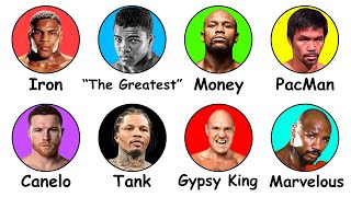 How Every Boxer Got Their Nickname Explained in 9 Minutes