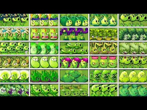 Random All Best GREEN Plants Battlez - Which Plant Will WIn? - PvZ 2 Plant vs Plant