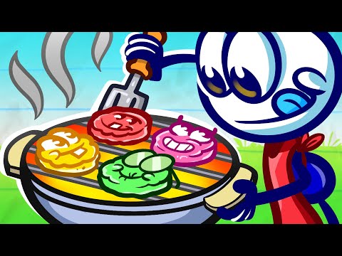 Pencilmate Has TOASTED BUNS! -in- “If Looks Could Grill” | Pencilmation Cartoons