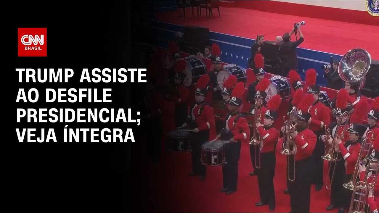 Trump assiste ao desfile presidencial; Veja íntegra | CNN ARENA
