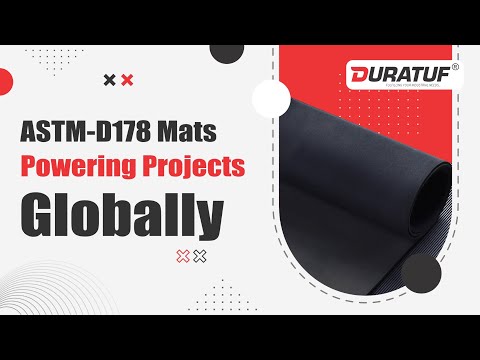 Duratuf ASTM D178 UAE Market Electrical Insulating Mat Projects