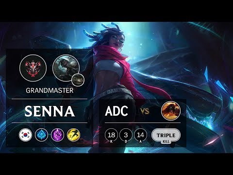 Senna ADC vs Sivir - KR Grandmaster Patch 10.1