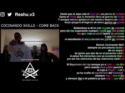 COME BACK - Shei ZNP x Compare F. x Nite H. x Tase - Rimas x Métrica x Skills