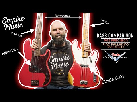 Split Coil or Single Coil P Bass??  Fender Custom Shop 55 vs. The Pino Palladino Precision.