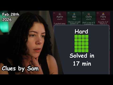 Clues by Sam | 28th February 2026 thumbnail