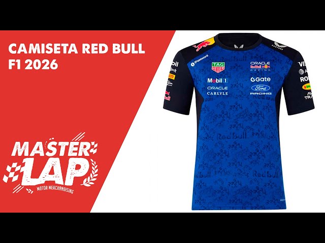 Vídeo relacionado con Red Bull Racing Camiseta Oficial de Formula 1 F1 Team Logo Formula - Azul - S