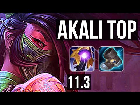 AKALI vs RENEKTON (TOP) | 8/1/5, 300+ games | BR Diamond | v11.3