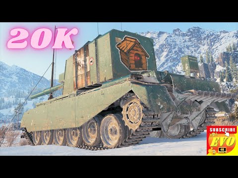 FV4005 Stage II 10K Damage 6 Frags & FV4005 - 10K  World of Tanks,WoT tank battle
