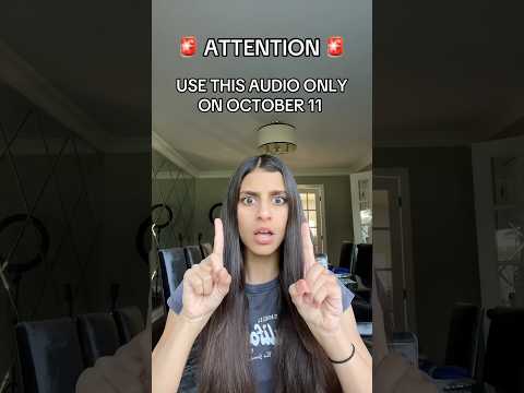 SAVE THIS AUDIO FOR OCTOBER 11!!