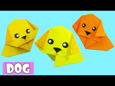 Origami FOX DIY Paper crafts Easy origami toys