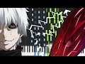 Unravel - Tokyo Ghoul (Opening) [Piano Tutorial] (Synthesia) // Animenz