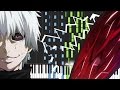 Unravel Tokyo Ghoul Opening Piano Tutorial Synthesia Animenz