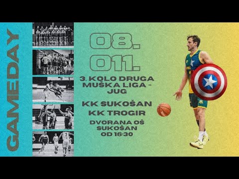 KK Sukošan - KK Trogir | DRUGA MUŠKA LIGA - JUG, 3 Kolo