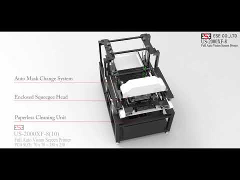 ESE FULLY AUTOMATIC Screen Printer including Automatic Stencil Changer