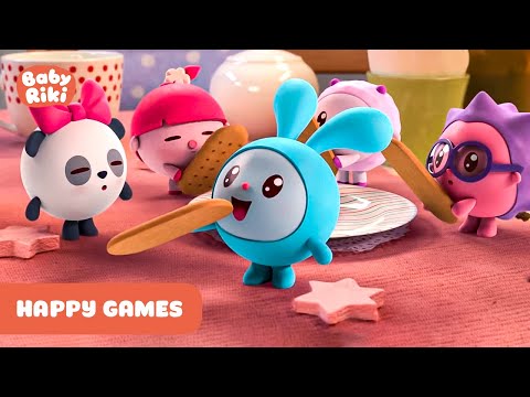 BabyRiki | Happy Games 🎉 Best episodes collection | Cartoons for Kids | 0+