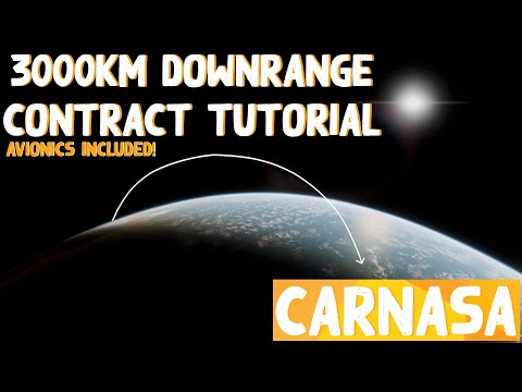 How to get 3000km downrange | KSP RSS/RO/RP-1 | NOW WITH AVIONICS! | (Craft file included)