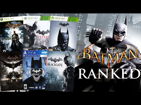 Ranking EVERY Batman Arkham Game WORST TO BEST (Top 6 Arkham Games)