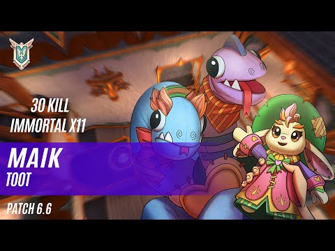 30 KILL IMMORTAL X11 MAIK MOJI PALADINS COMPETITIVE (NEW PATCH 6.6) TOOT