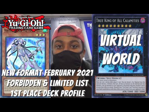 Yugioh New Format February 2021 Locals 1st Place Deck Profile - Virtual World - Joshua Jones