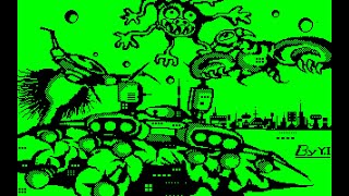 Sharp MZ-80B Game: Cosmo Odyssey (19xx) Longplay with cheats