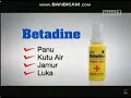 Iklan Betadine Atasi Kulit Gosong 2011 Indosiar Trans 7 SCTV RCTI TvOne ANTV MNCTV