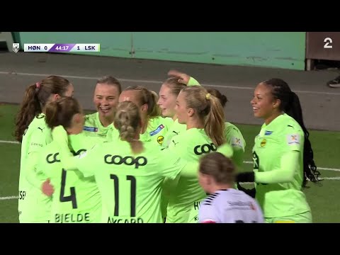 Hønefoss 1 - 3 LSK Kvinner - Høydepunkter