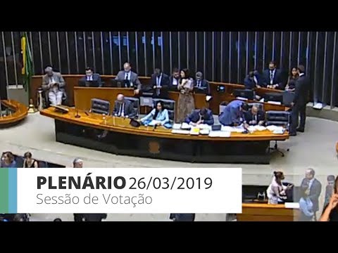 Sessão para a votação de propostas legislativas - 26/03/2019 - 14:00