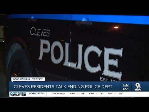 Cleves residents talk ending police department