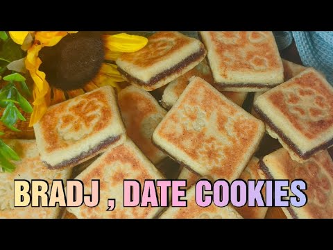 Date cookies, no sugar no flour no oven , Algerian Bradj sweets , easy and fast to make