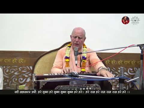 HH Indradyumna Swami Maharaj Arrival at ISKCON Kathmandu