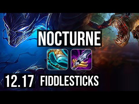 NOCTURNE vs FIDDLESTICKS (JNG) | 2.8M mastery, 2100+ games, 5/1/4 | EUW Master | 12.17
