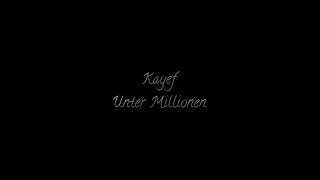 Kayef - Unter Millionen Cover