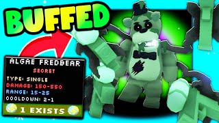 ALGAE FREDBEAR GOT BUFFED... IS HE OP (Five Nights TD)