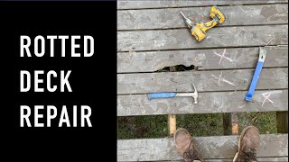 HOW TO replace a rotted deck joist