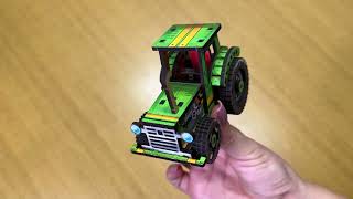 Дерев’яний 3D конструктор Turbo Tractor