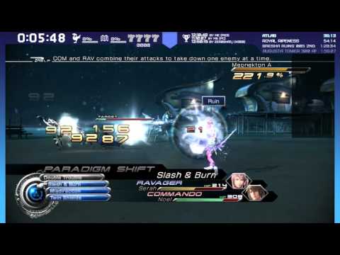Final Fantasy XIII-2 160 Fragments Speedrun in 10:26:23 (World Record)