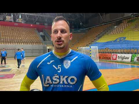 Stefan Terzić pred tekmo proti RK Slovenj Gradec 2011