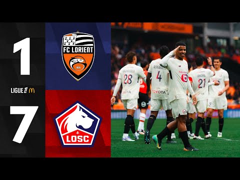 Lorient 🆚 LOSC (1-7) I Un festival offensif et un record pour le LOSC 🤯