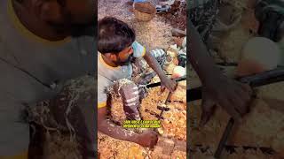 O artesanato que transforma madeira em arte