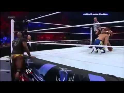 Darren young vs Epico (with titus oneil & primo in ringside)