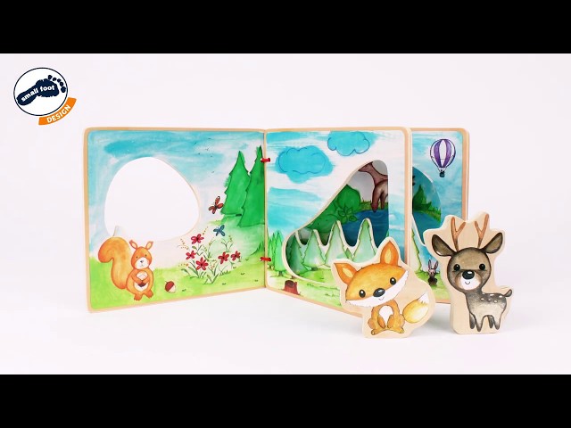 Video teaser per small foot design - Bilderbuch Waldlandschaft, interaktiv / Picture Book Forest, interactive