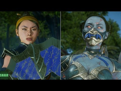 Mortal Kombat 11 - Kitana Vs Kitana (Mirror Match) - All Intros Dialogues