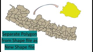 Extract Polygon from Shape file in QGIS