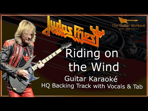 Judas Priest - Riding On The Wind (HQ Backing Track with vocals & tab)