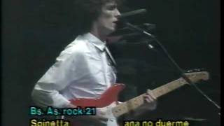 Luis Alberto Spinetta "Ana no duerme"en vivo